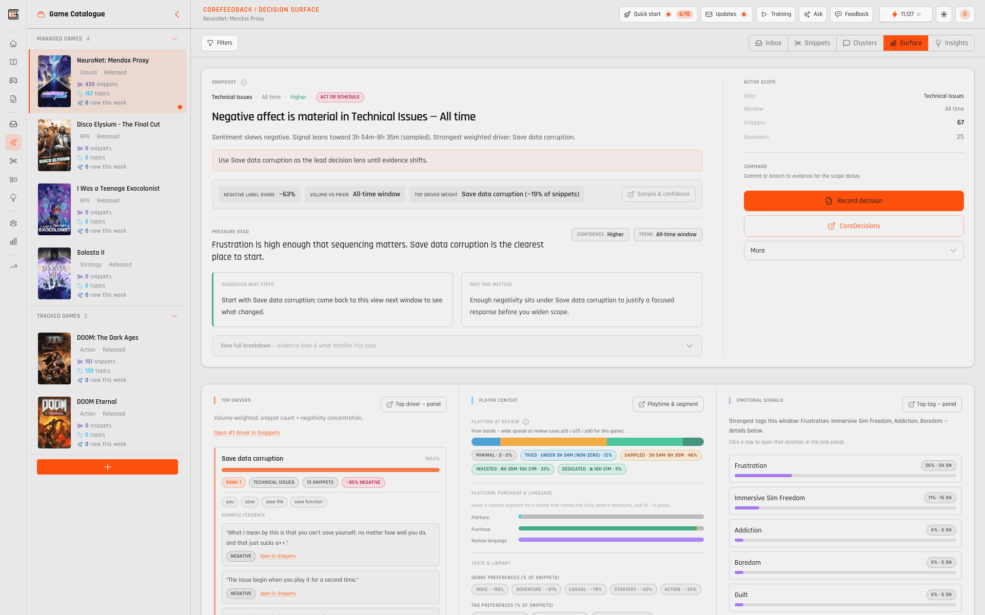 CoreBrain — ANSWERS FROM YOUR EVIDENCE, — NOT GENERIC AI. — product