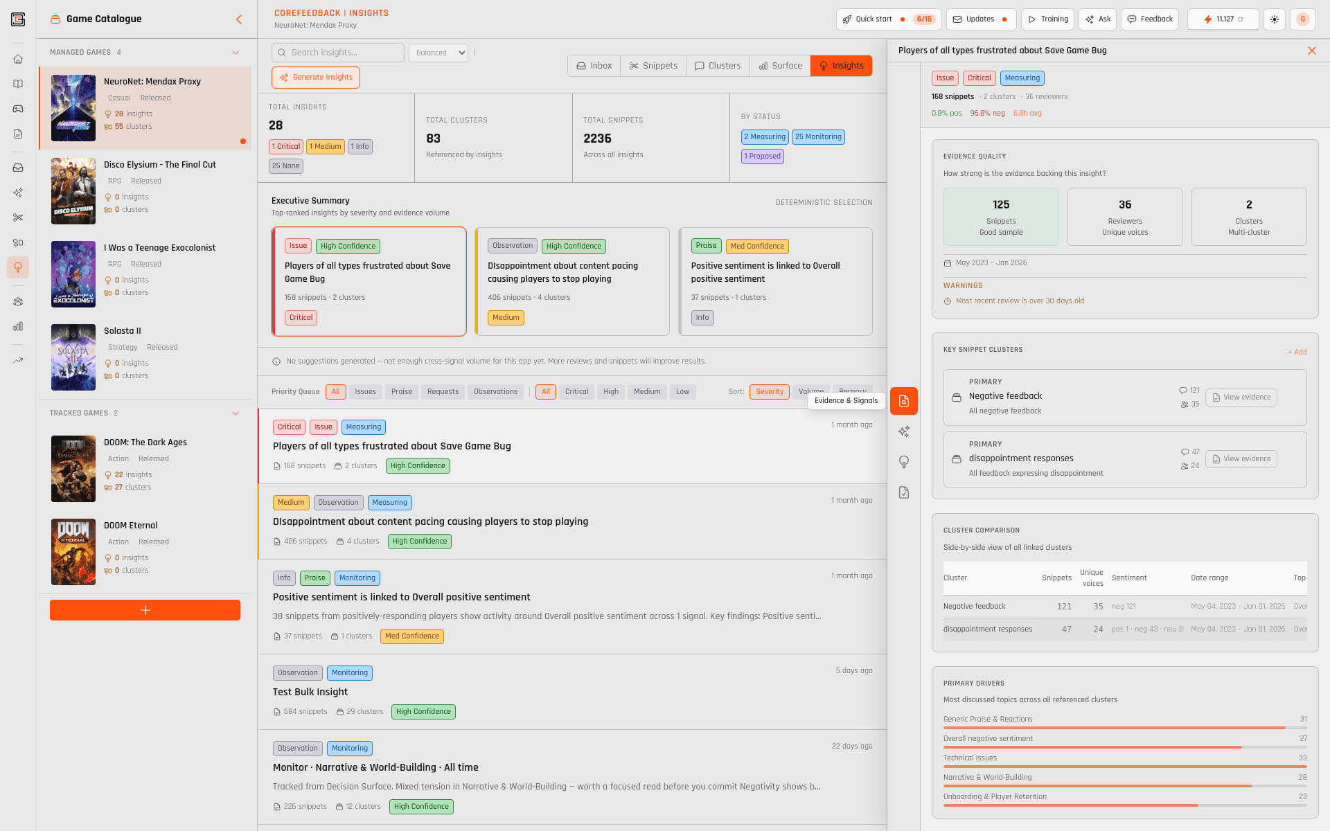 CoreBrain — ANSWERS FROM YOUR EVIDENCE, — NOT GENERIC AI. — Citations and readiness